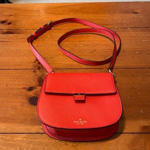 Kate Spade Coral/ Red Cross Body